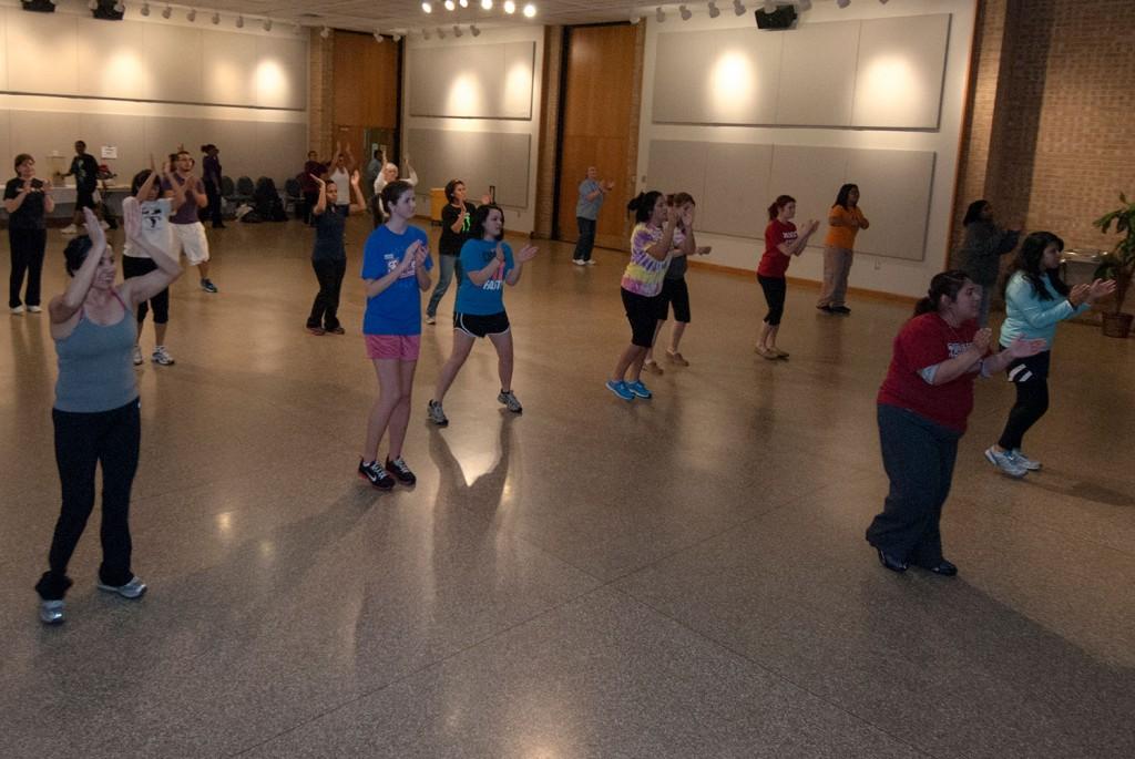 Sept. 24 
NE health services is offering free Zumba classes 2-3 p.m. every Monday through Nov. 30 in Center Corner (NSTU 1615). Zumba, a fitness program, combines Latin and international music with dance. All students and employees are welcome to attend. Pre-registration is not required. For more information, contact health services at 817-515-6222.

Sept. 24 
Zumba class will meet 5-6 p.m. in the SHPE gym on South Campus. No reservation is required. Persons of all fitness levels are invited. Participants are asked to dress for exercise.