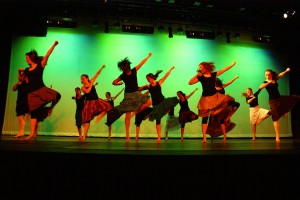 The Northwest Dance Company performs an excerpt from Vagabonds. Next semester, NW World Dance students will have the opportunity to dance on the Emerald Isle of Ireland during a nine-day trip. Photo courtesy Amy Sleigh