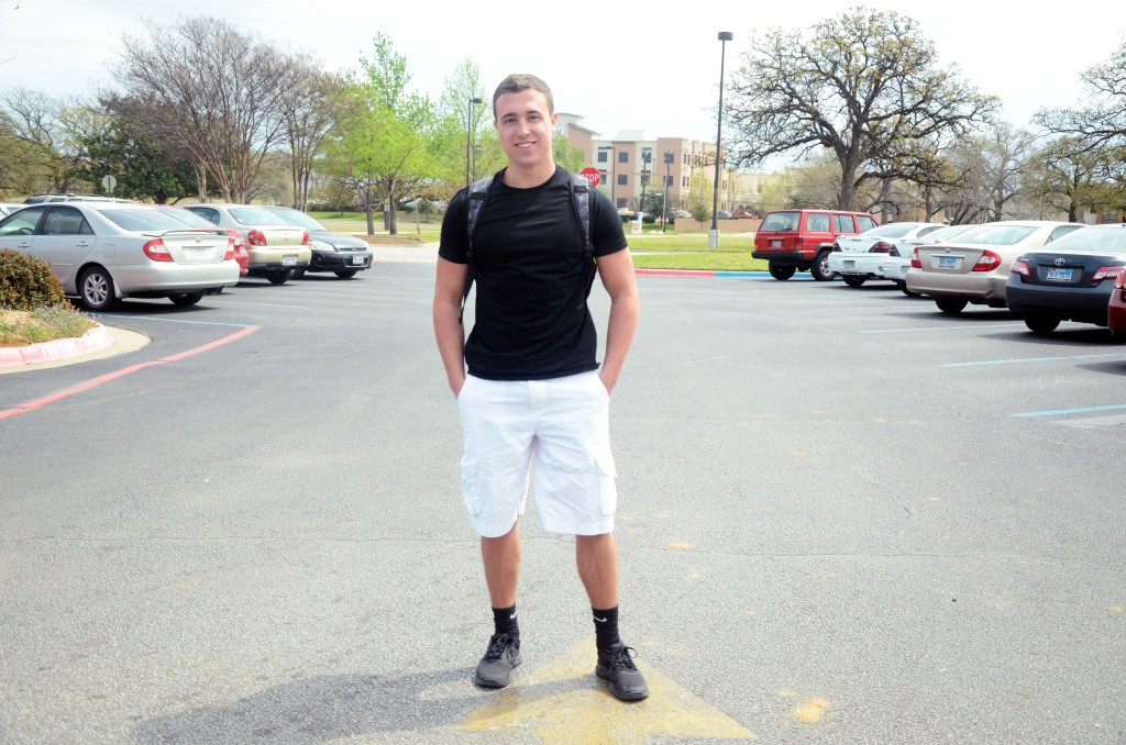 When he’s not earning a business degree, NE student Alik Mock is valet parking exotic cars for powerful Dallas businessmen, politicians and celebrities. Photo by Georgia Phillips/The Collegian