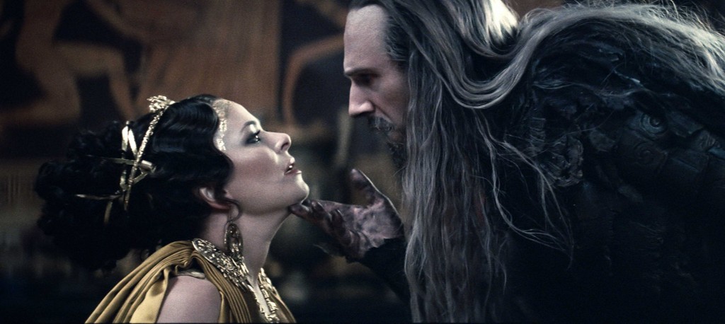 Ralph Fiennes plays Hades and Alexa Davalos plays Andromeda in this 3-D remake of the 1981 original film Clash of the Titans. Directed by action movie veteran Louis Leterrier, known for The Transporter and The Incredible Hulk, the film tells the story of a developing battle between the gods and humans led by Perseus, the abandoned son of Zeus. Photo courtesy Warner Bros. Pictures