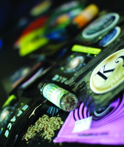 K2 and other “incense” labeled as “not intended for human consumption” come packaged in a plethora of shapes, sizes, colors and flavors. Some people who are on probation say they use K2 instead of marijuana, but some cities have banned the substance.   Photo by Casey Holder/The Collegian