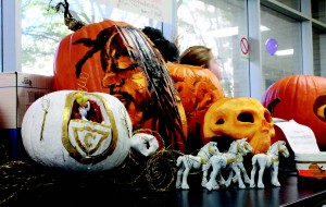 NW Campus pumpkin-carving contest  Photo by Haylie Jones/The Collegian