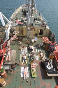 The movie Pirate Radio explores a ship playing rock music to Britain.  Photo courtesy Focus Features