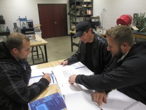 Photo courtesy Orlando Bagcal  South Campus’ Association of Construction Management members work on their project proposal. They ended up receiving second place in the International Builders’ Residential Construction Management Competition Feb. 5 in Las Vegas. 