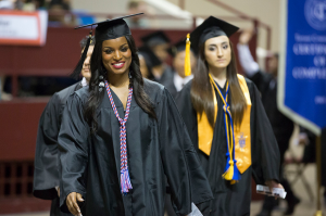 Photo courtesy DeeDra Parrish  Nearly 1,500 students will participate in the college’s annual commencement ceremony at the Fort Worth Convention Center May 10. About 3,800 students overall will graduate.