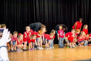 Members of the NE Campus Children’s Center perform a song and dance before a Hispanic Heritage Month event Oct. 9. Brittney Mitchell/The Collegian