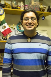 NW professor Alejandro Garza firmly believes in travel. Photo by Katelyn Townsend/The Collegian