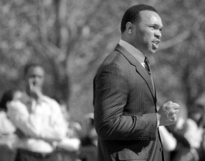 Jubilee Theater actor Oris Phillips will perform Feb. 11 on South, presenting three Martin Luther King Jr. speeches. Photo courtesy Oris Phillips Jr.