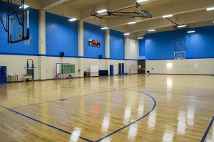 Even though the NE gym will fill up with classes, it stays empty when it comes to intramural events. Participation in intramurals has been hard for NE and NW campuses. Photo by Katelyn Townsend/The Collegian