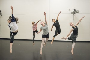 NE dance company Movers Unlimited practice in the studio for four straight hours in preparation for the spring showcase. Photos by Brendon James/The Collegian