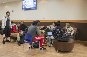 SE students often segregate themselves along ethnicity. Photo by Linah Mohammad/The Collegian