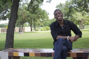 NE PTK president Stanley Chibueze’s bout with cerebral malaria and his poor upbringing drives his desire for education. Photo by Katelyn Townsend/The Collegian