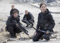 Jennifer Lawrence leads her team of district rebels to fight the Capitol in Mockingjay Part 2, the final installment in The Hunger Games film franchise.Photo courtesy Lionsgate