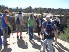 Students hike to, research and experience many geological phenomena of the American West such as the Rio Grande Rift (above) as they travel from Texas to New Mexico, Arizona, Utah and Colorado during the geology field study course. 
