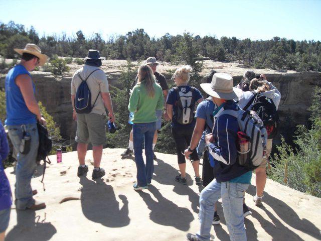 Students hike to, research and experience many geological phenomena of the American West such as the Rio Grande Rift (above) as they travel from Texas to New Mexico, Arizona, Utah and Colorado during the geology field study course. 