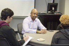 JDG Wealth Management Group owner Jamie Grant shares his journey of becoming a business owner with South Campus students Feb. 23.Bogdan Sierra Miranda/The Collegian