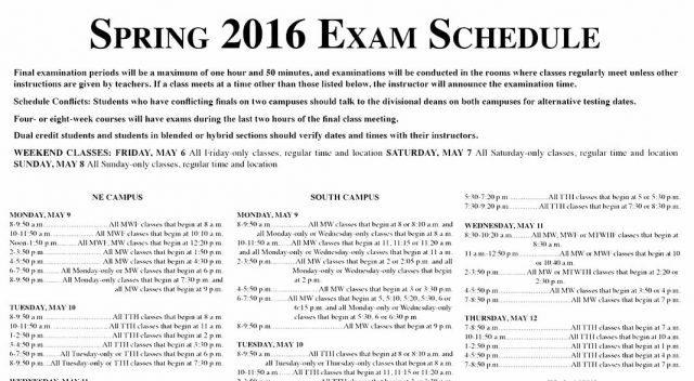 Spring+2016+Exam+Schedule