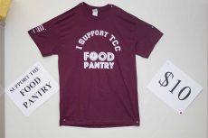 Food pantry T-shirts are on sale 11 a.m.-3 p.m. May 4-5 on NE Campus. Shirts are sold for $10 and are available in various sizes.Photos by Bogdan Sierra Miranda/The Collegian