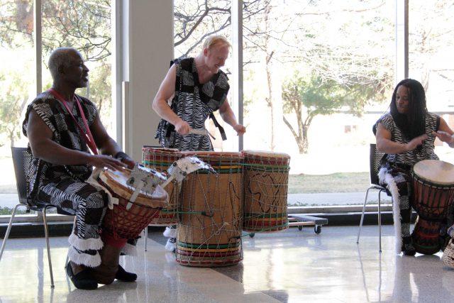 South Campus started its Black History Month celebrations Feb. 1 with Bandan Koro, a local African musical group. 
