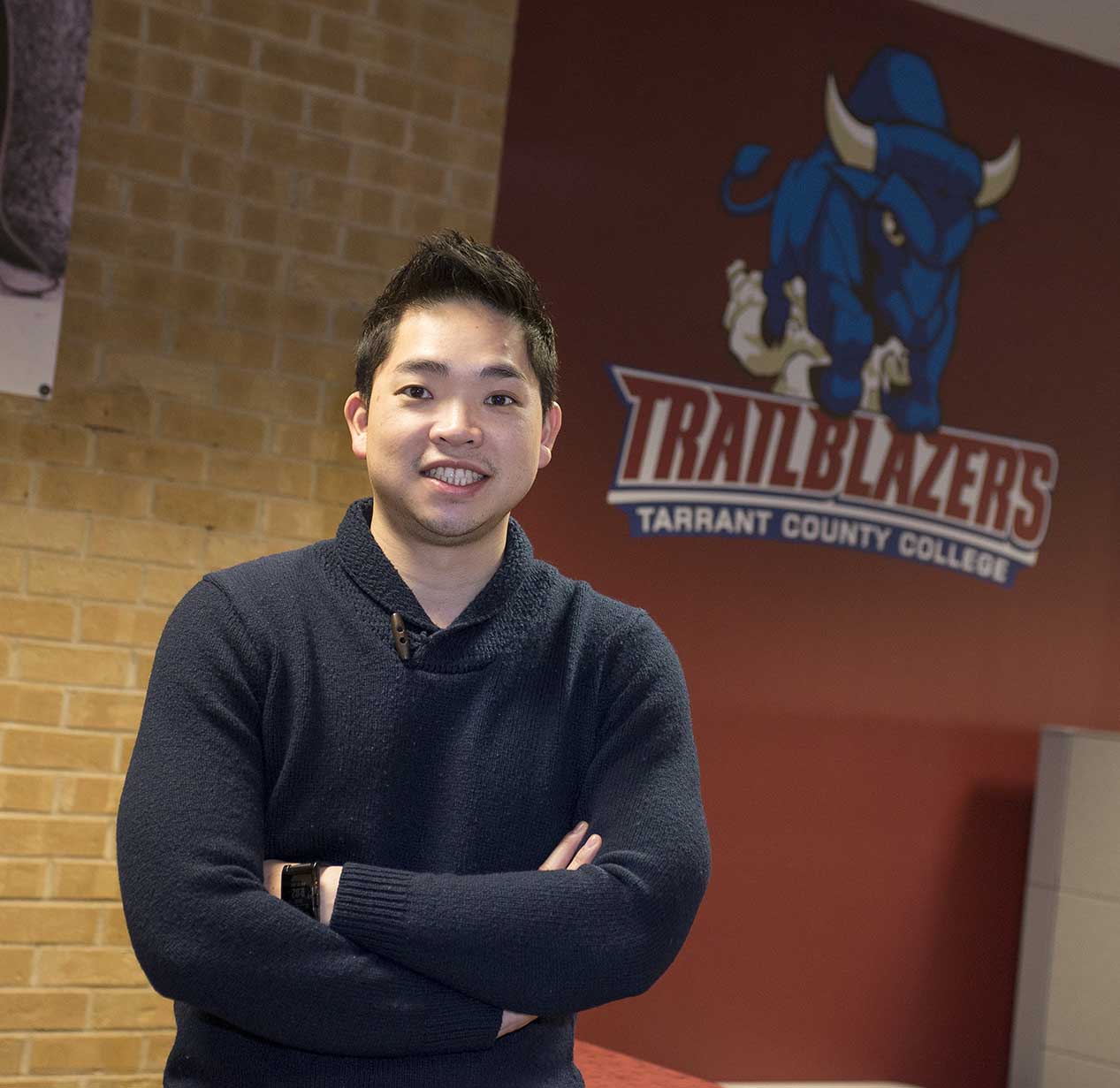 NE Campus introduced a new director of recruitment, former TCC student Martin Pham, at the Feb. 23 board of trustees meeting.