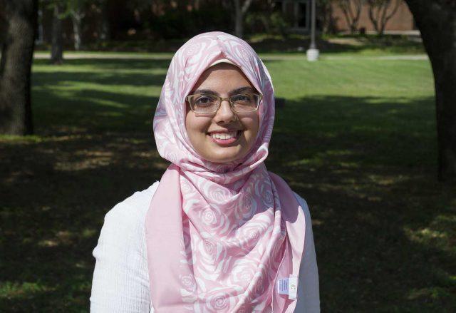 South student Shames Alaesa said Trump’s ideals harm Muslim culture.

Jason Middlebrooks/The Collegian
