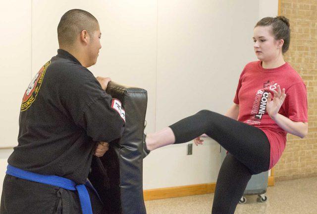 NE offers a women’s self-defense workshop on campus every semester. The workshop focuses on the basics of self-defense such as situational awareness and physical skills.

Collegian file photo