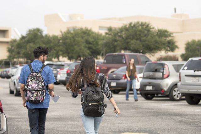 NW students walk to class on the first day of the fall semester Aug. 28.