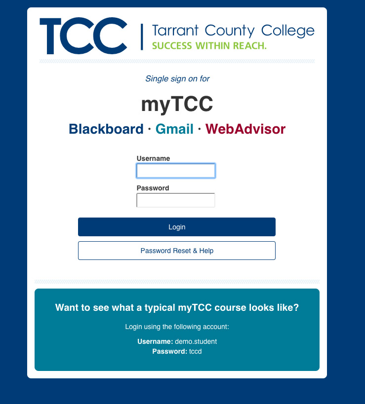 TCC's board of trustees approved a contract to simplify login services.