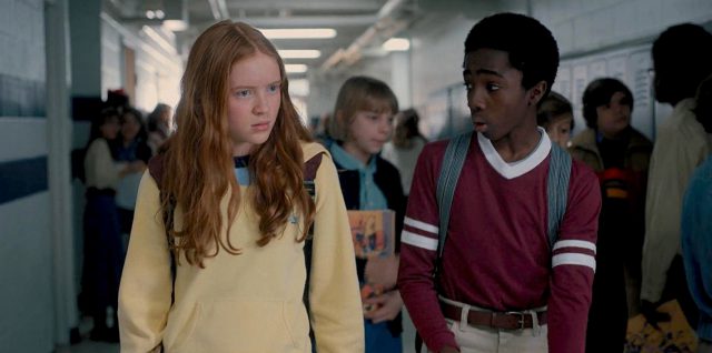 Sadie Sink plays Maxine “Max” Mayfield, a new girl at the boys’ school. Mayfield befriends the group of boys this season.