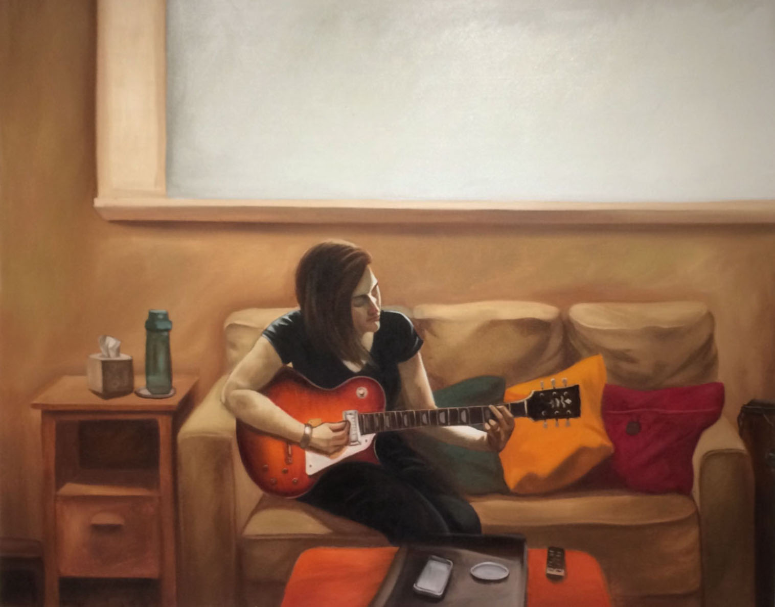Guitar Goddess (on the Couch), Jesse Sierra Hernandez