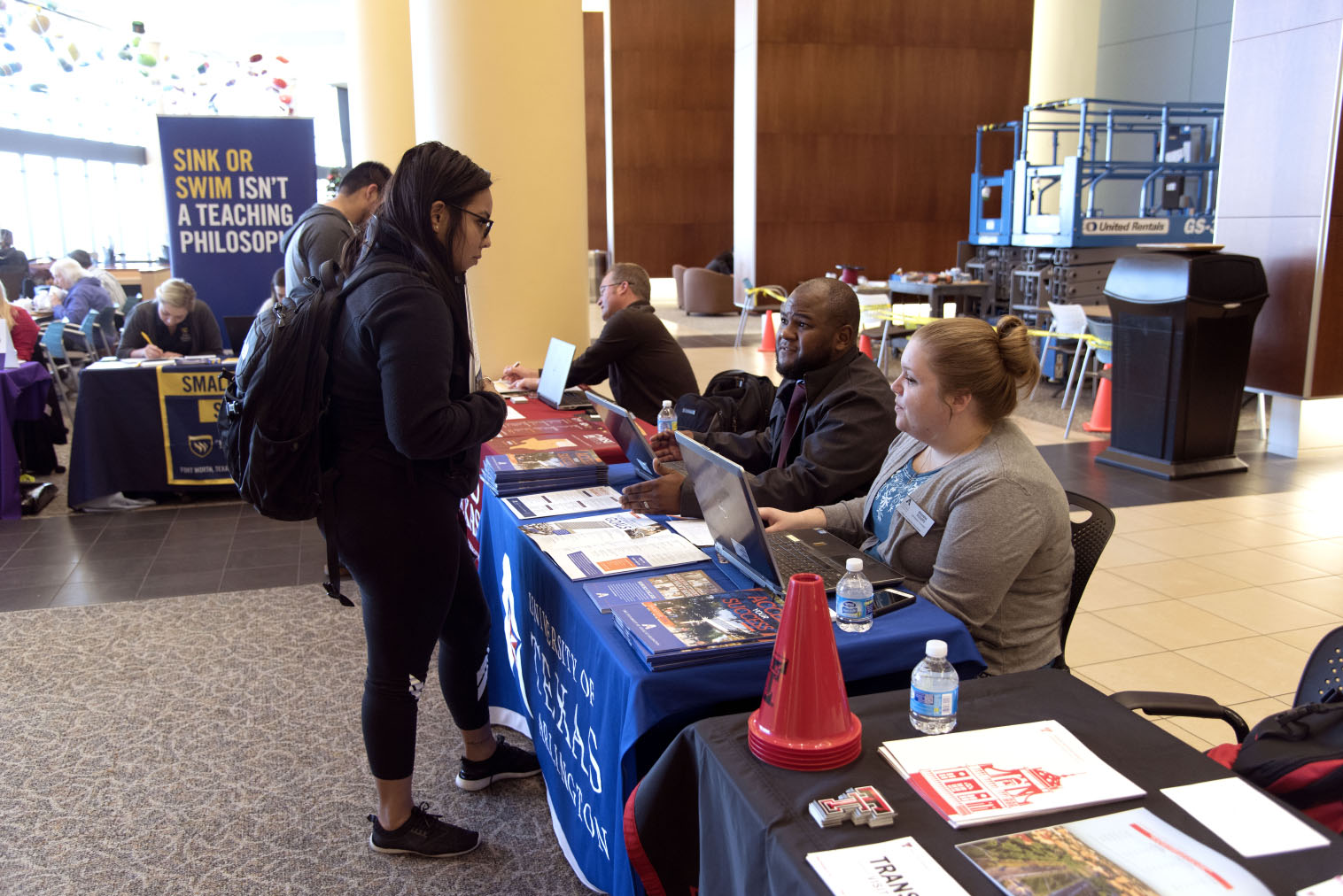 The semi-annual transfer celebration on TR Campus allowed students to meet with colleges and universities.