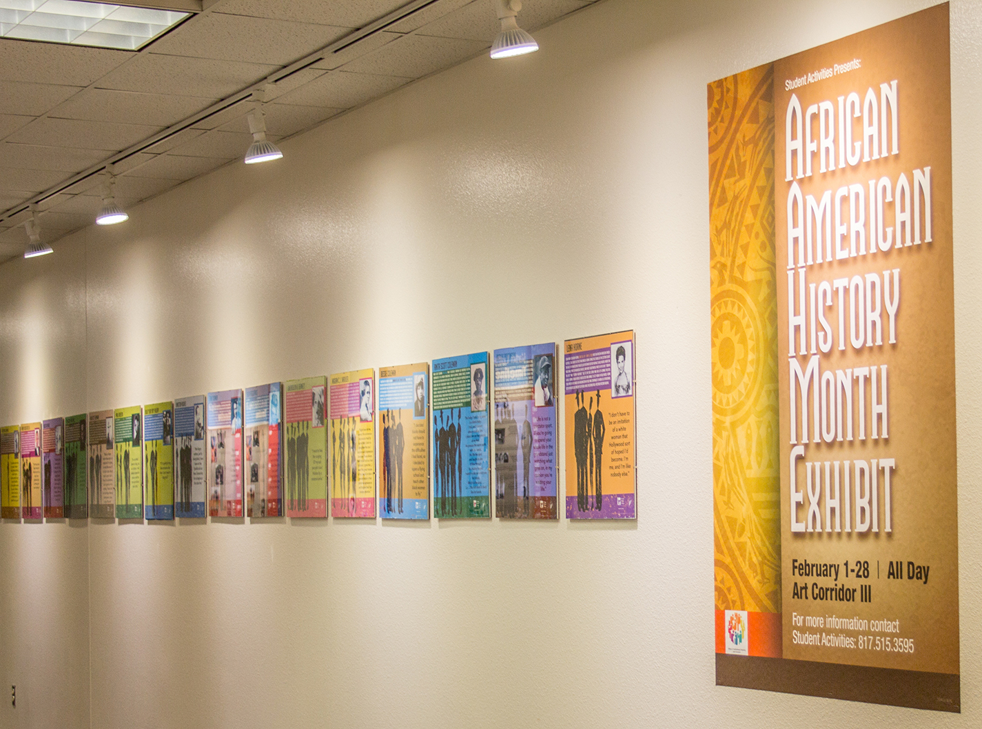 The exhibit also features biographies of African-Americans who pioneered different areas in history, expanding the conversation beyond Martin Luther King Jr.’s impact.