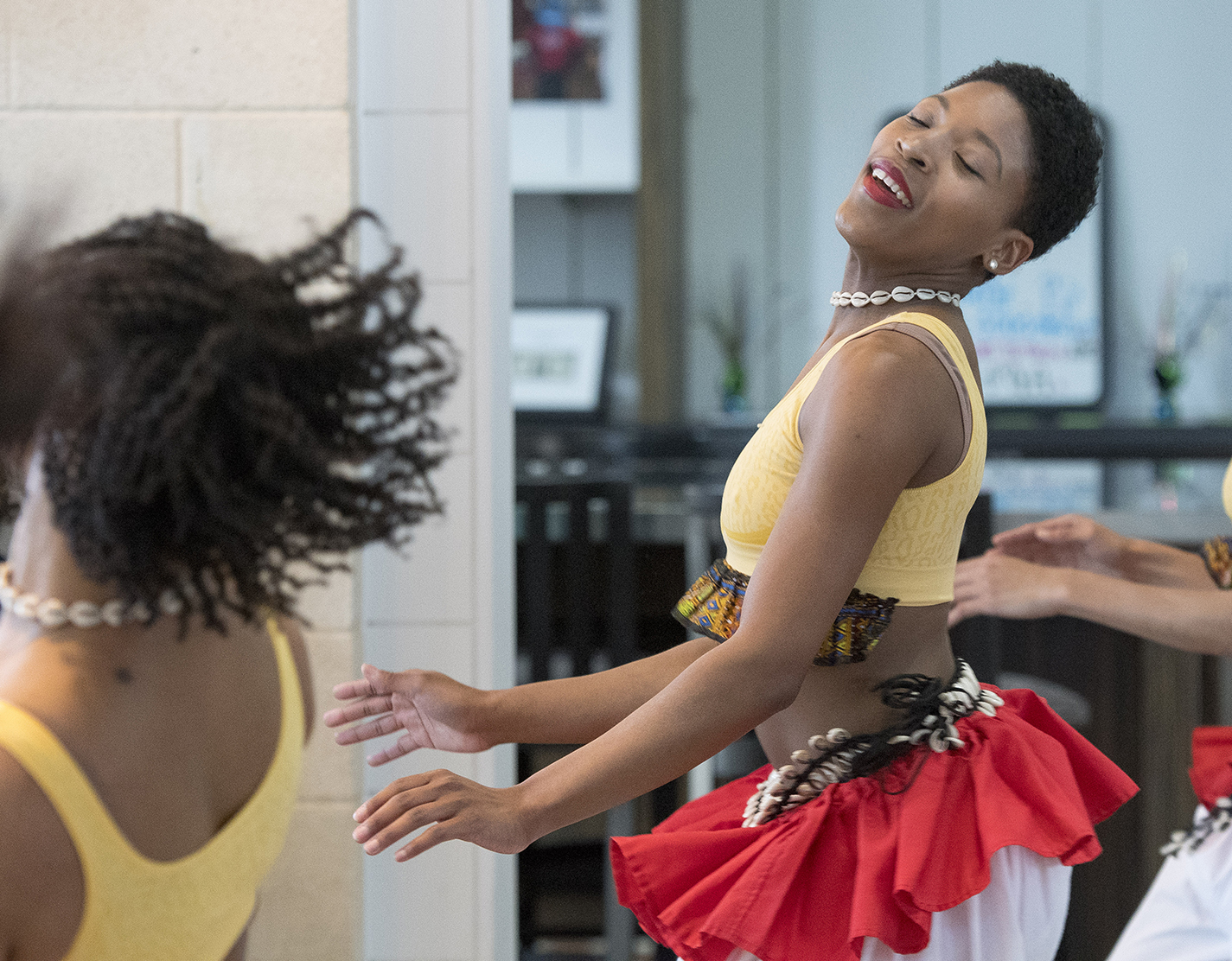 Dancer and choreographer Christen Williams introduced each performance and shared stories about the African-American culture and dances in and around Dallas.