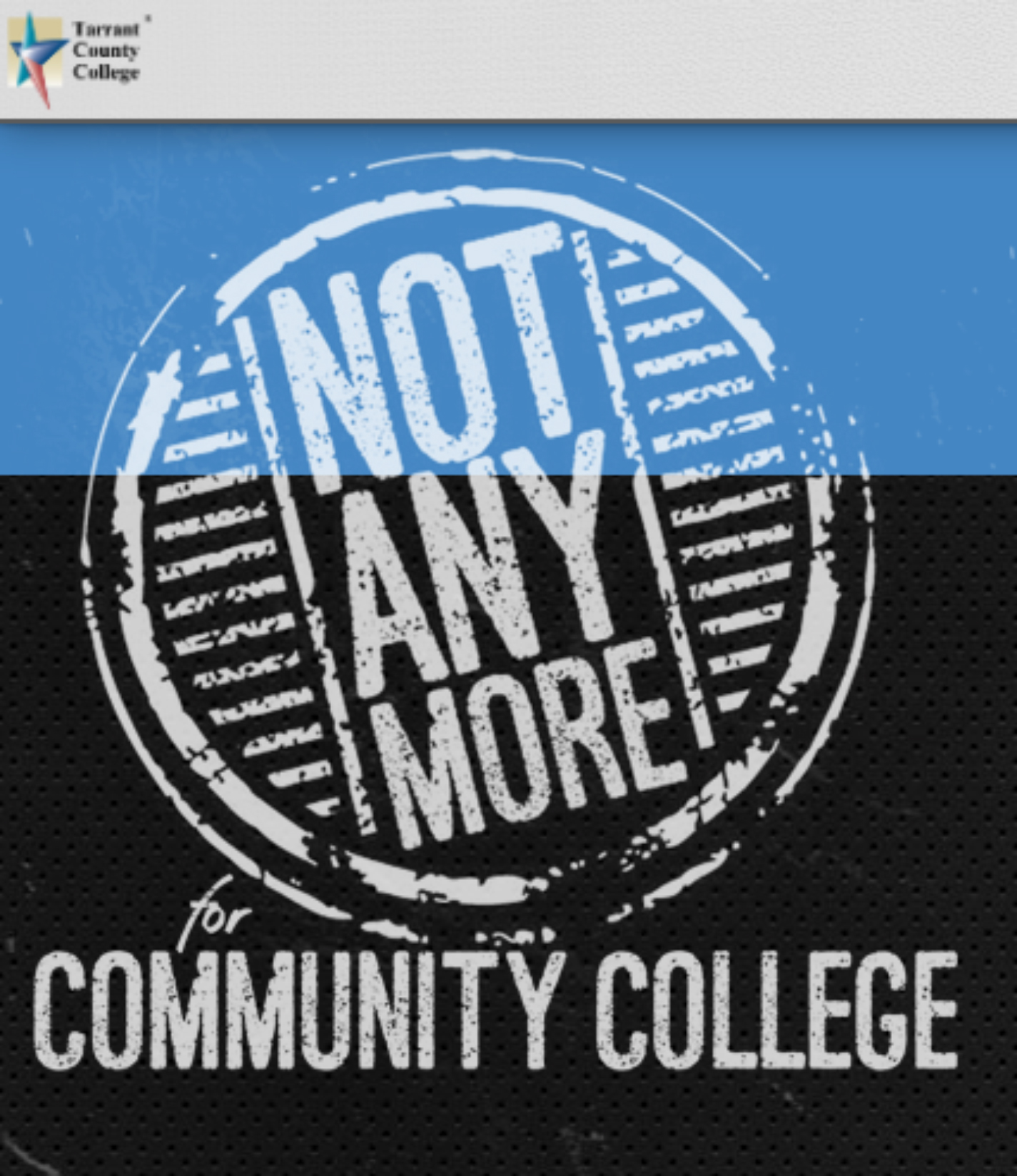 #NotAnymore is a Title IX link accessible through myTCC to a video on sexual harassment and assault.