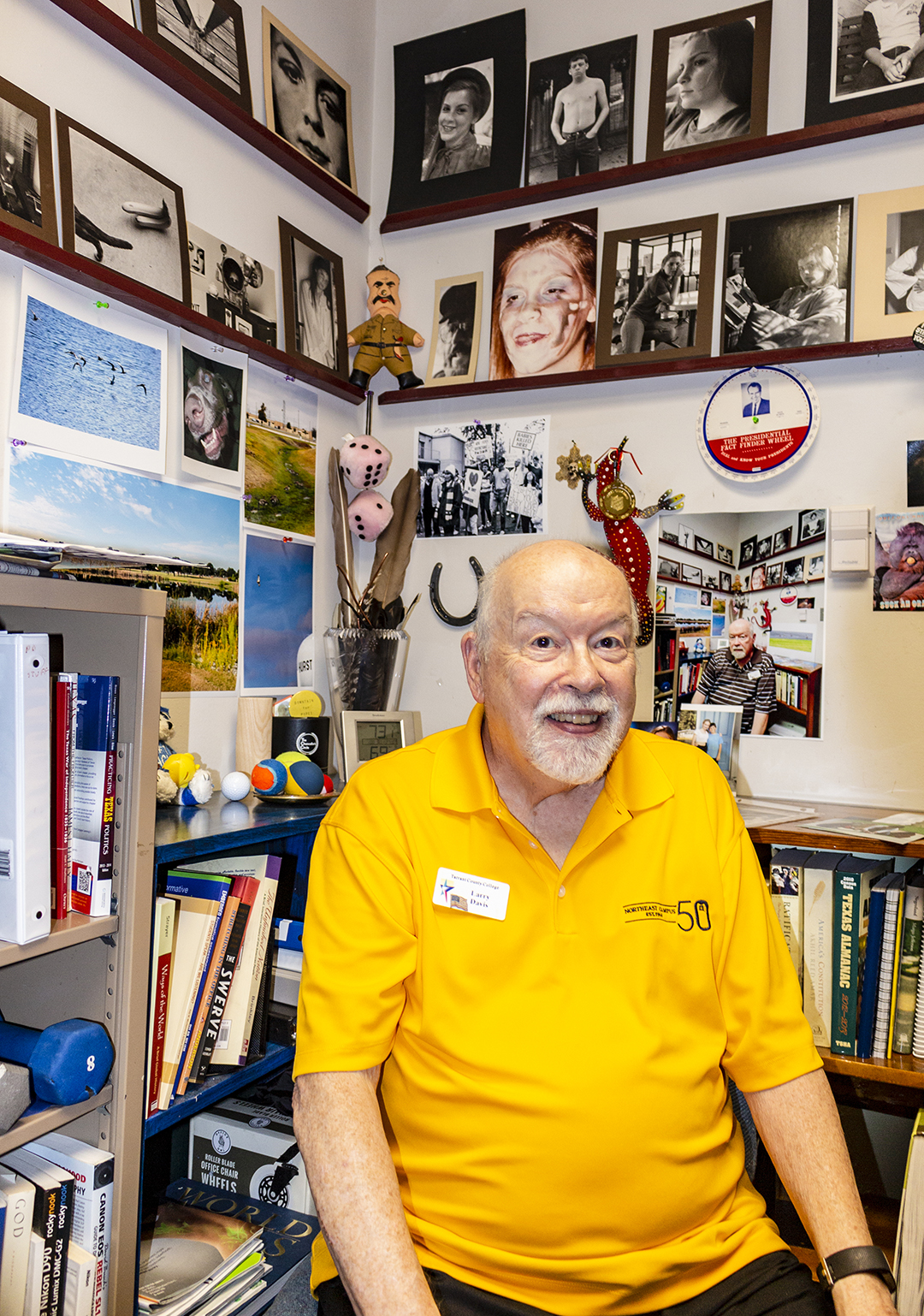 NE Campus government associate professor Larry Davis has taught on the campus since it opened in 1968.
