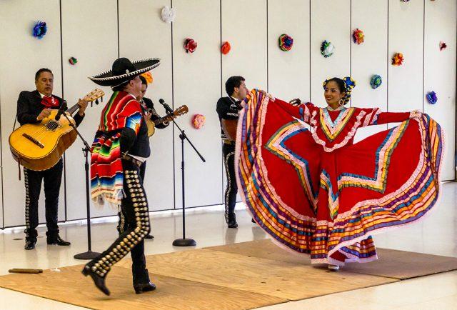 Ollimpaxqui Ballet Co. Inc. performs at the Hispanic Heritage Fiesta Oct. 4 on NW Campus.
