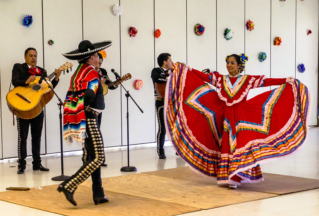 Ollimpaxqui Ballet Co. Inc. performs at the Hispanic Heritage Fiesta Oct. 4 on NW Campus.