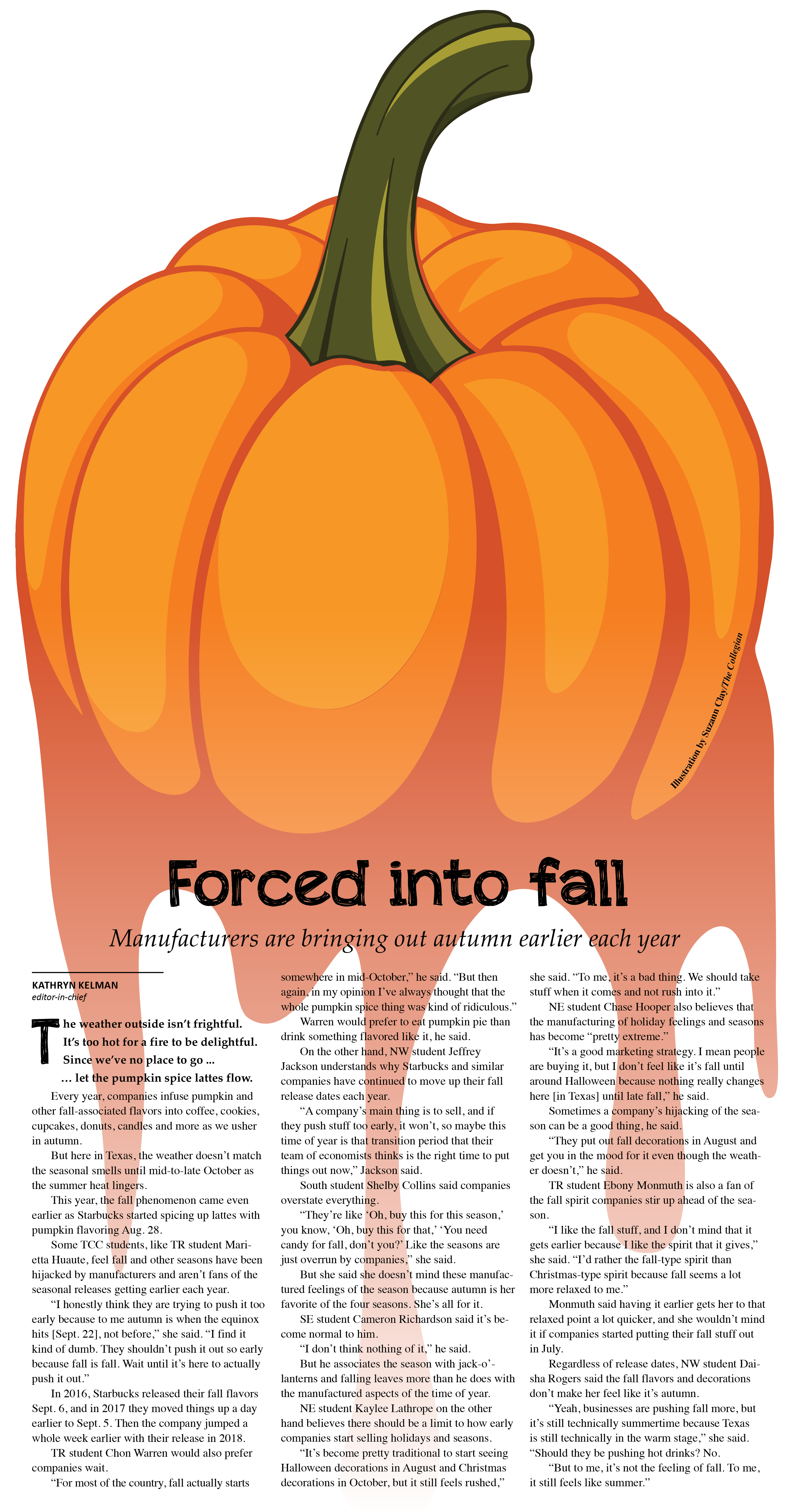 Illustration by Suzann Clay/The Collegian
