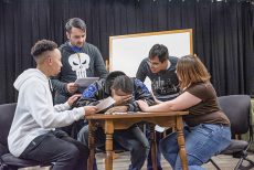 Photo by Joseph Serrata/The Collegian. Students rehearse scenes from plays they also had the opportunity to write. The productions will be performed at the annual “The Festival of New Plays” Oct. 13-16 at 7:30 p.m. v