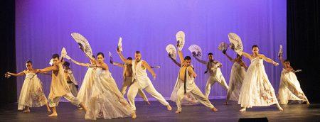 NE Movers Unlimited touring company performs “Human.” This award-winning Korean fan dance routine was performed at the Palm Desert Choreography Festival.