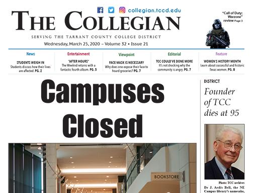 The Collegian March 25, 2020