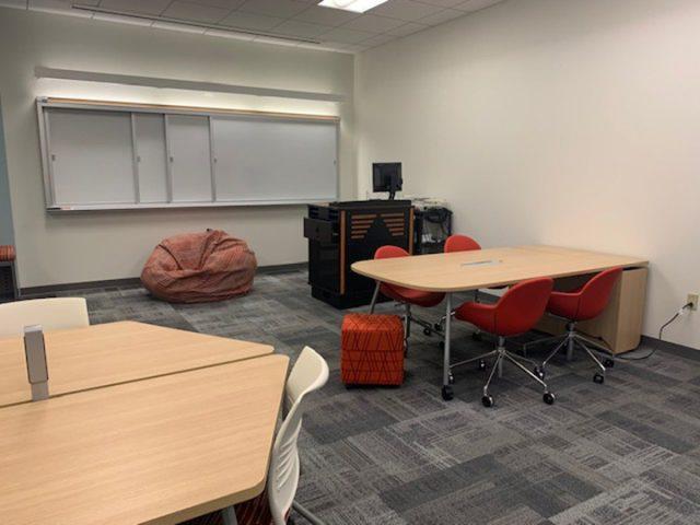 Julie Amon/Special to The Collegian
The learning lounge for TRIO Student Support Services is across the hall from the main TRIO office. The room will be used for meetings, tutoring and planning.