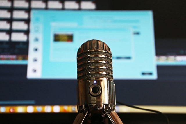 Photo Courtesy of Magda Ehlers/pexels
Microphone in front of a Computer