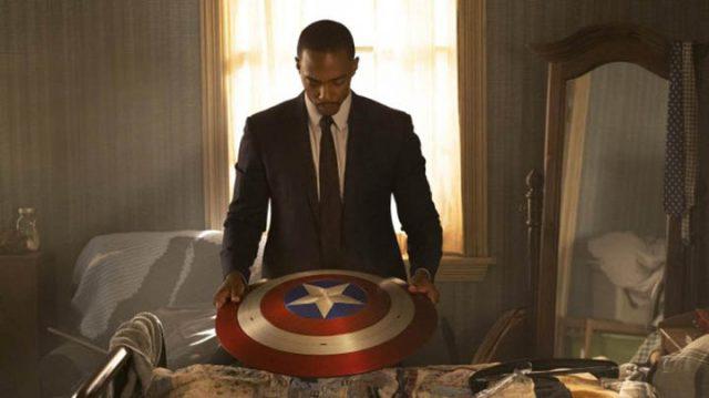 Photos courtesy of Disney    
Sam Wilson, played by Anthony Mackie, reflects on the responsibility bestowed on him by Steve Rogers, former Captain America, after the events of “Avengers: Endgame.”