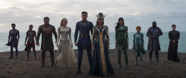 Photos courtesy of Disney
“The Eternals” are a team of superheroes who have been around for hundreds of years. They’ve been assigned by an ancient power to protect Earth from “Deviants.”