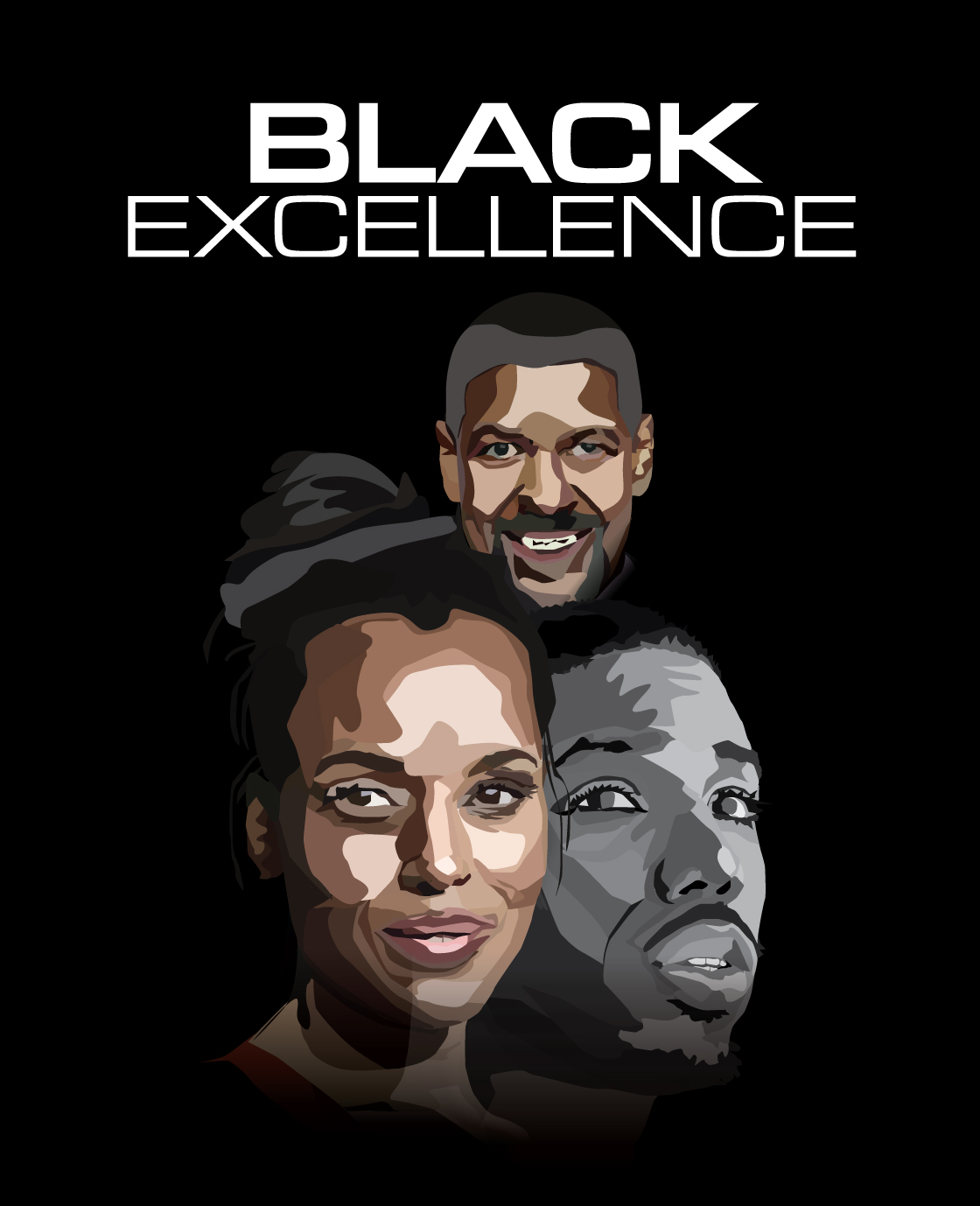 BlackExcellence Illustrated by/ Abbas Ghor