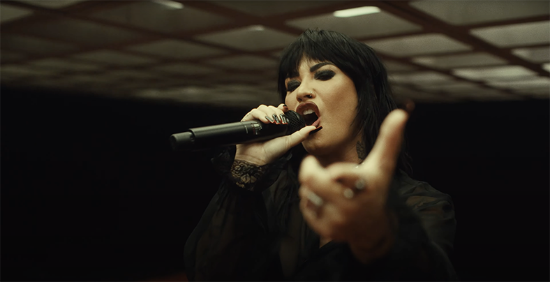 Demi Lovato performs in their music video of “29” on Youtube. The video released prior to the albums debut. Photo courtesy of YouTube