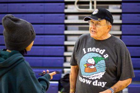 South senior student David Gustafson discusses the sport and the meet ups he’s taken part in because of the senior education program on South Campus. Kj Means/The Collegian