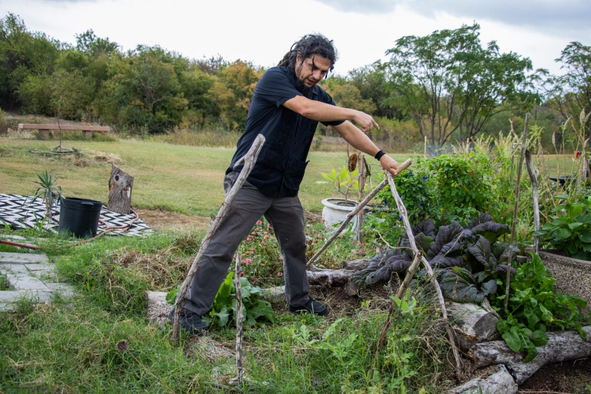 Borougerdi has been cultivating and maintaining the community garden on SE Campus since 2015.