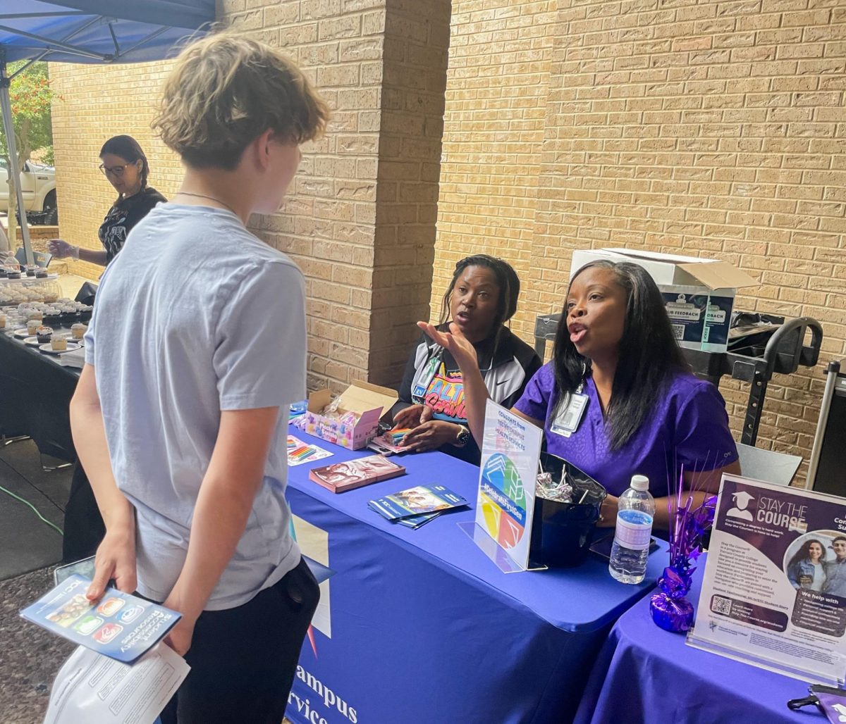 The First-Generation College Celebration had booths of different services around NE Campus, such as the health services table, to inform students of resources available to them.